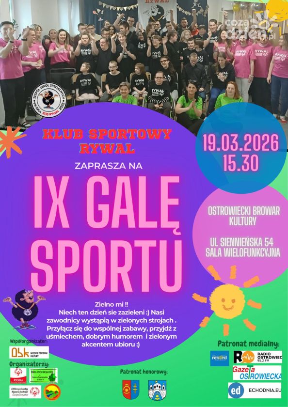 Za tydzień IX Gala Sportu Klubu Sportowego Rywal