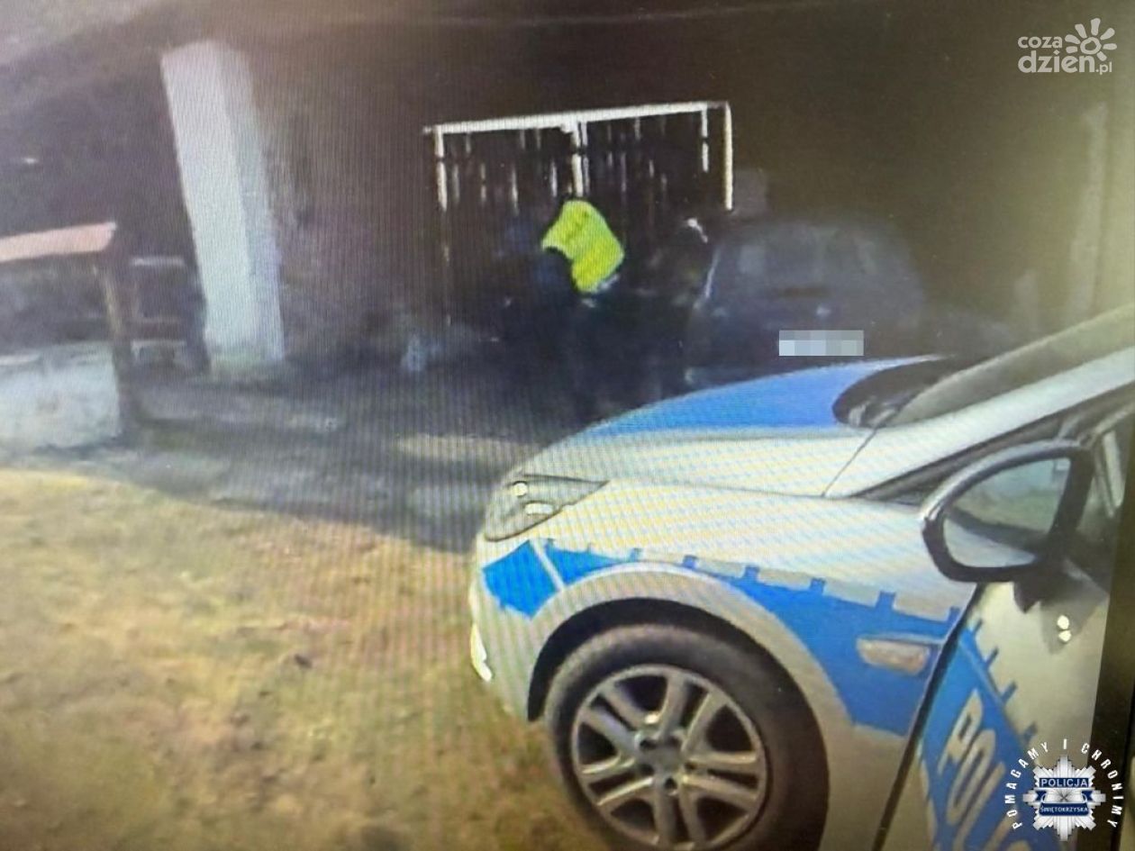 Pościg za pijanym kierowcą w powiecie ostrowieckim