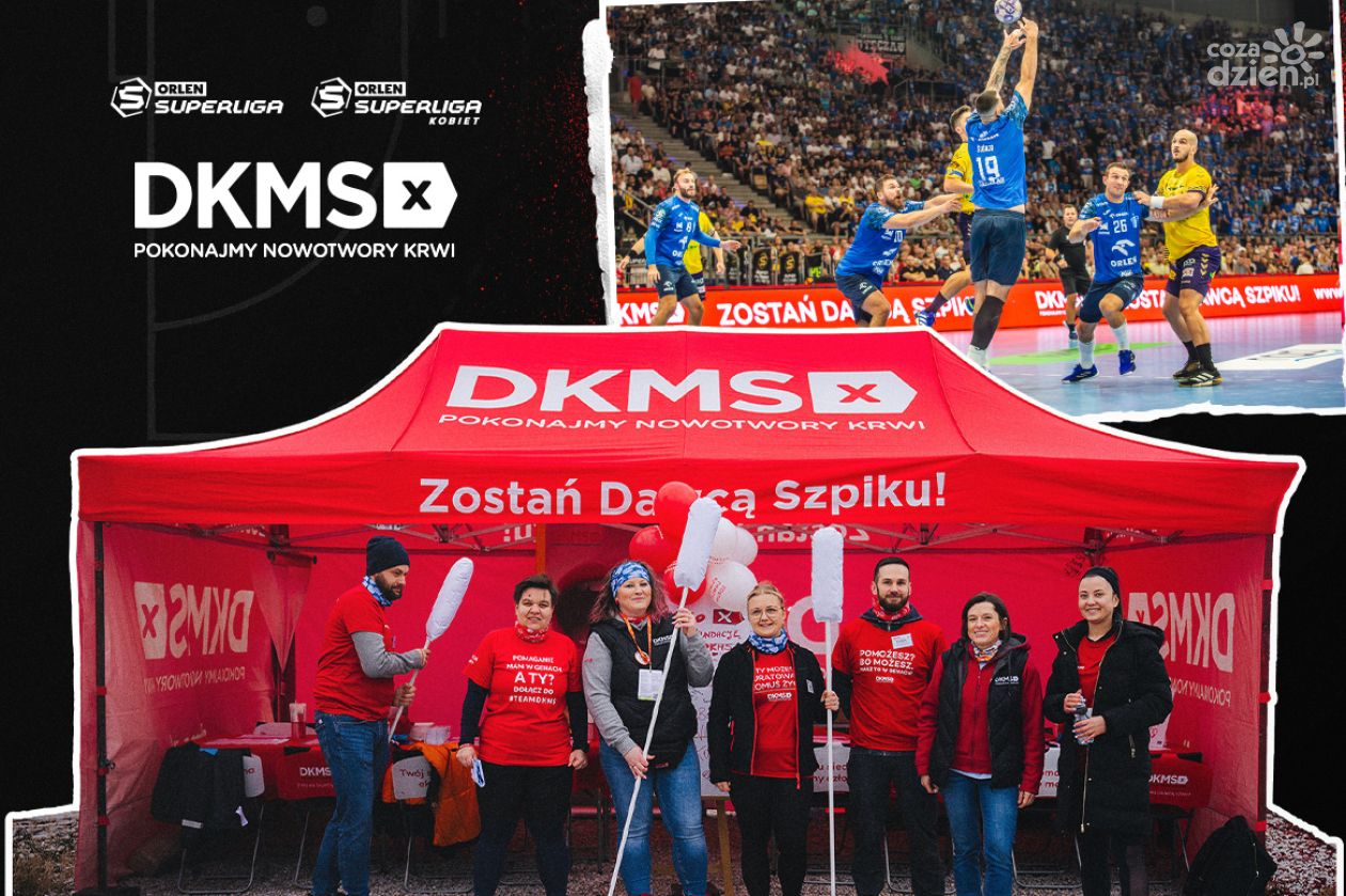 Mecz Industrii Kielce z Chrobrym Głogów także dla chorych na nowotwory krwi. Wspólna akcja ORLEN Superligi i Fundacji DKMS