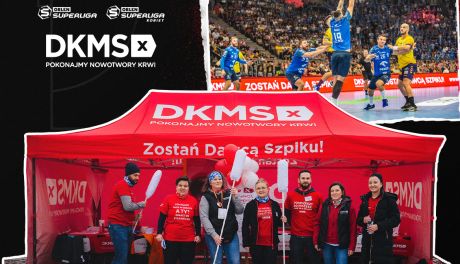 Mecz Industrii Kielce z Chrobrym Głogów także dla chorych na nowotwory krwi. Wspólna akcja ORLEN Superligi i Fundacji DKMS