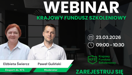 Bezpłatny webinar o Krajowym Funduszu Szkoleniowym. Spotkanie organizuje PUP w Ostrowcu Św.