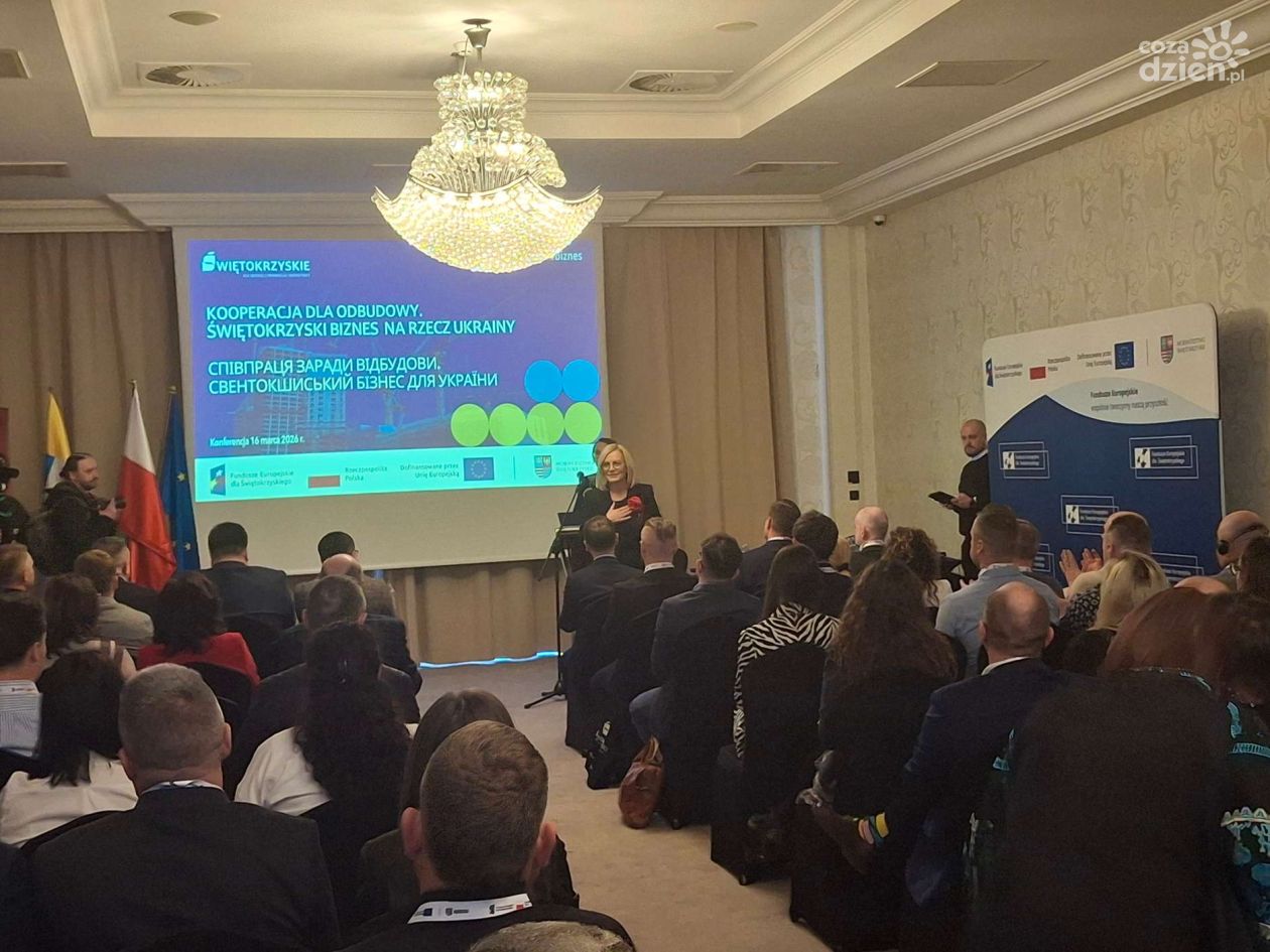 Konferencja „Kooperacja dla odbudowy. Świętokrzyski biznes na rzecz Ukrainy”
