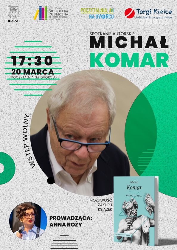 Spotkanie autorskie z Michałem Komarem w Kielcach