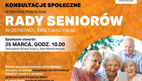 W Ostrowcu powstanie Senioralna Rada Miasta. Na początek konsultacje