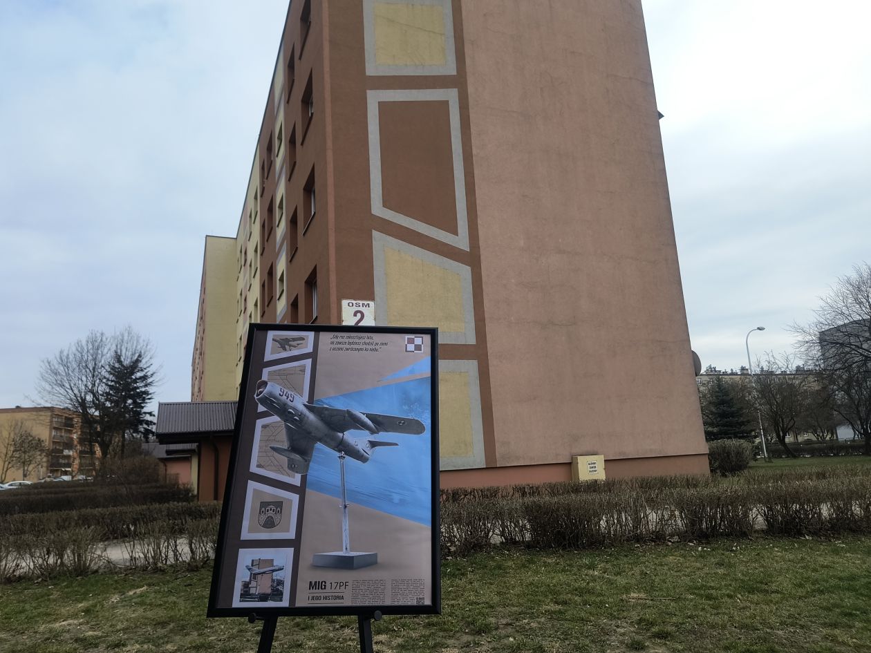 MiG 17 wróci na Pułanki w postaci muralu