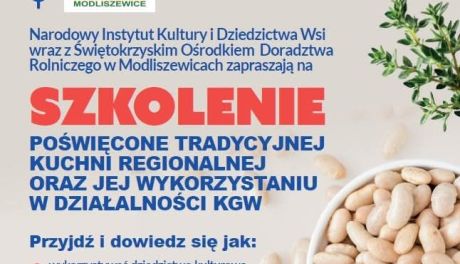 Szkolenie dla KGW o tradycyjnej kuchni regionalnej już w kwietniu