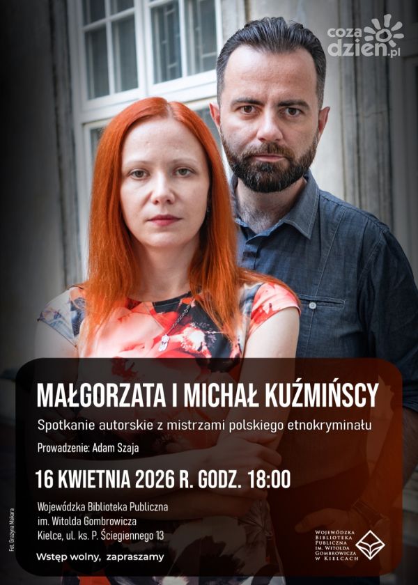 Spotkanie autorskie z Małgorzatą i Michałem Kuźmińskimi w Kielcach