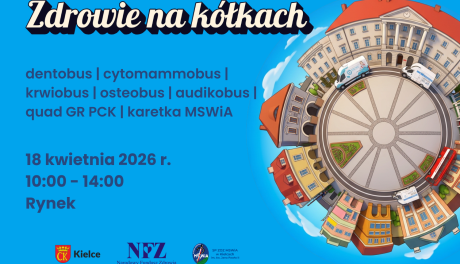 Kielce: „Zdrowie na kółkach” wraca na Rynek. Bezpłatne badania i konsultacje już w sobotę