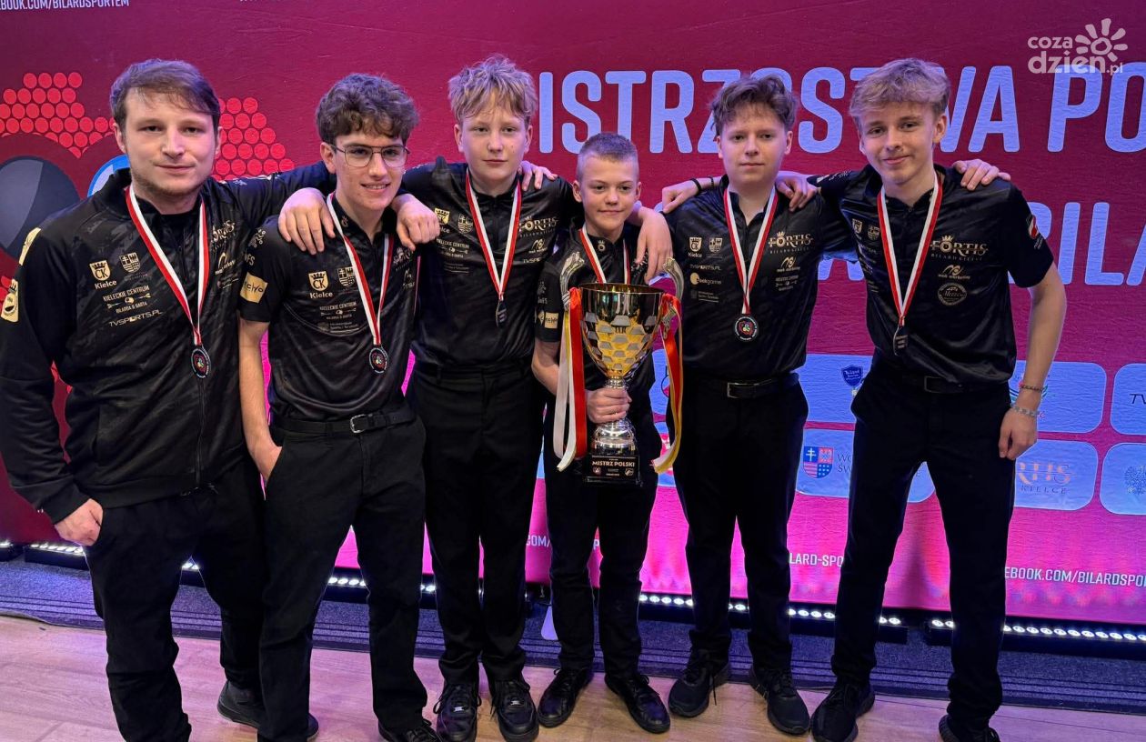 Fortis Bilard Kielce Drużynowym Mistrzem Polski Juniorów 2026