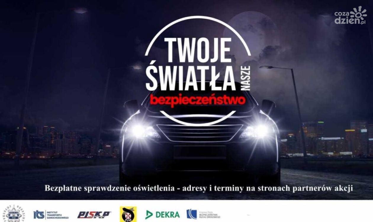 Świętokrzyscy policjanci zainaugurowali ogólnopolską kampanię „Twoje światła – Nasze bezpieczeństwo”