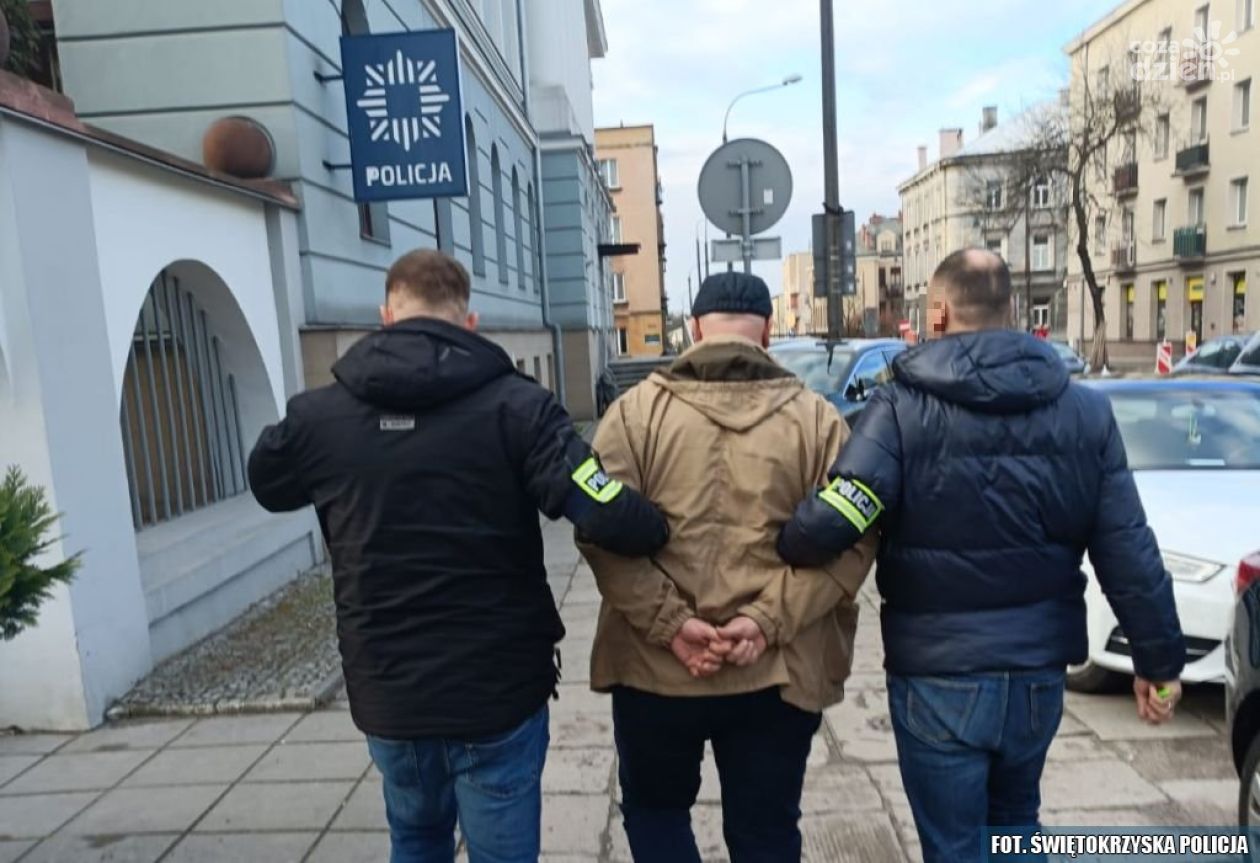Świętokrzyscy łowcy cieni zatrzymali poszukiwanego za oszustwa 49-latka
