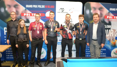 Tomasz Kapłan z Nosanu Kielce przegrywa w finale GPP Brześć Słomka Ptysiowa Pol Tour 2024